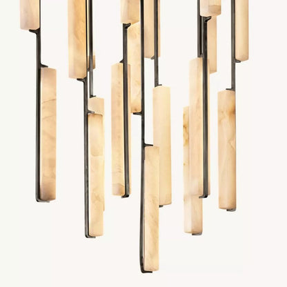 Audubon Alabaster Round Chandelier 40"