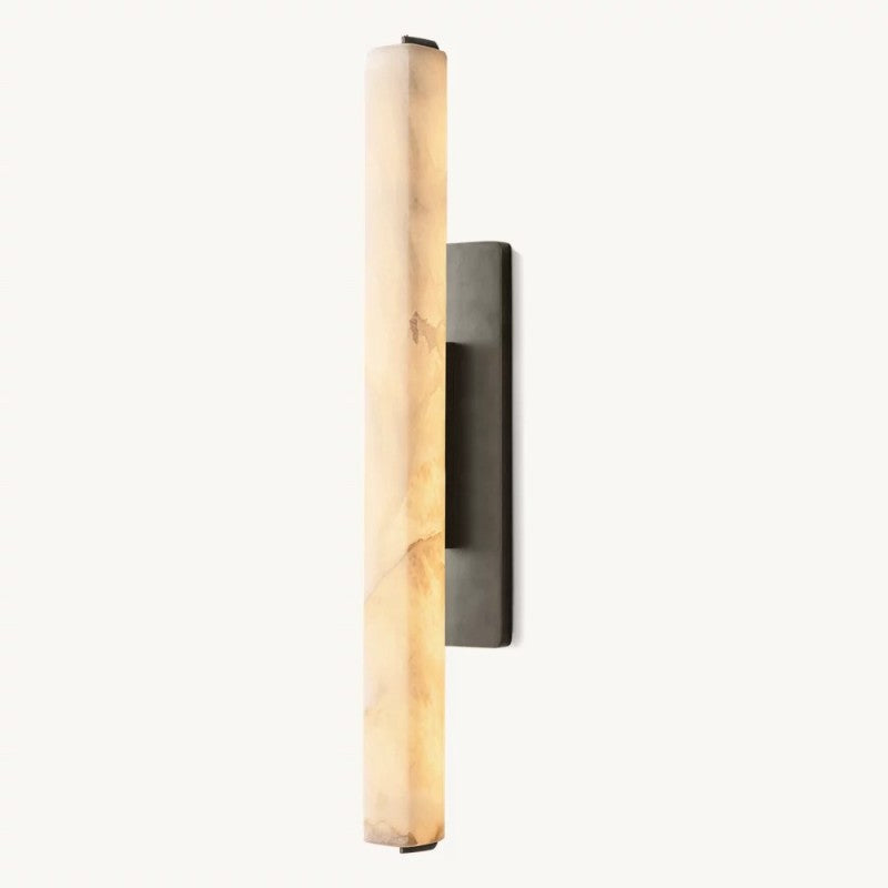 Audubon Alabaster Single Sconce