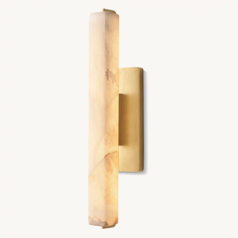 Audubon Alabaster Single Sconce