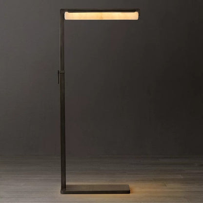 Audubon Alabaster Task Floor Lamp