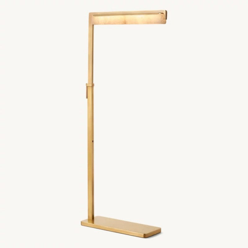 Audubon Alabaster Task Floor Lamp