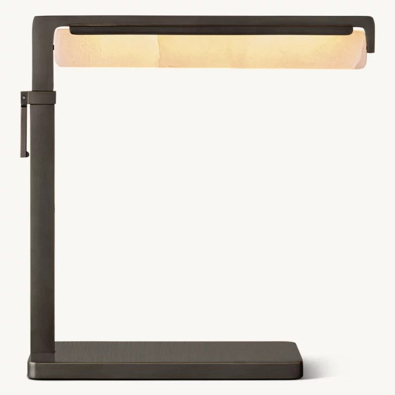 Audubon Alabaster Task Table Lamp
