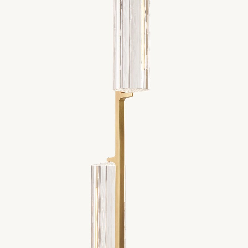 Audubon Crystal Linear Dining Room Chandelier 54"