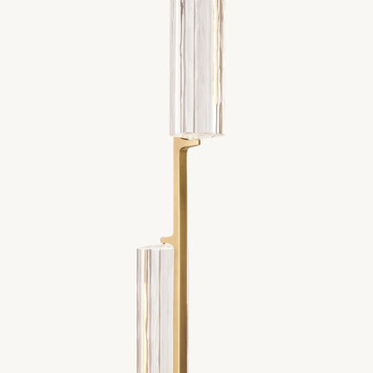 Audubon Crystal Linear Dining Room Chandelier 54"