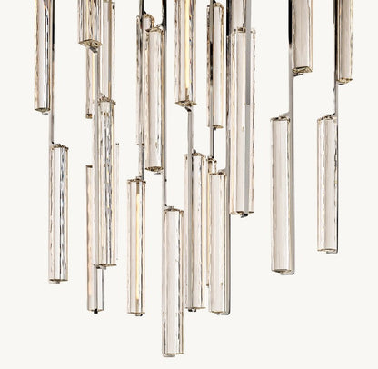 Audubon Crystal Round Living Room Chandelier 56"