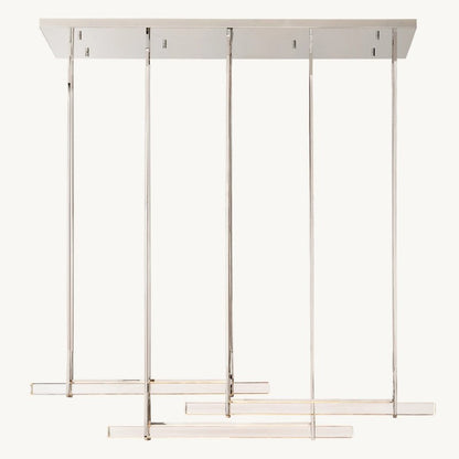 Audubon Crystal Triple Bar Linear Chandelier