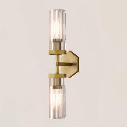 Lambeth Hexagonal Linear Short Wall Sconce