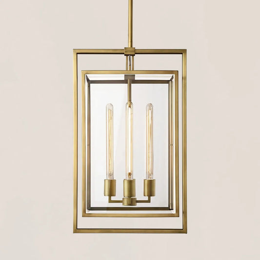 Beckman Modern Brass Pendant