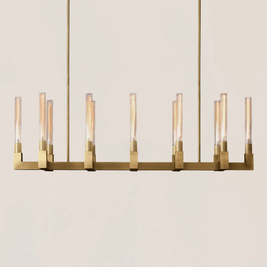 Cannele Glass Linear Chandelier