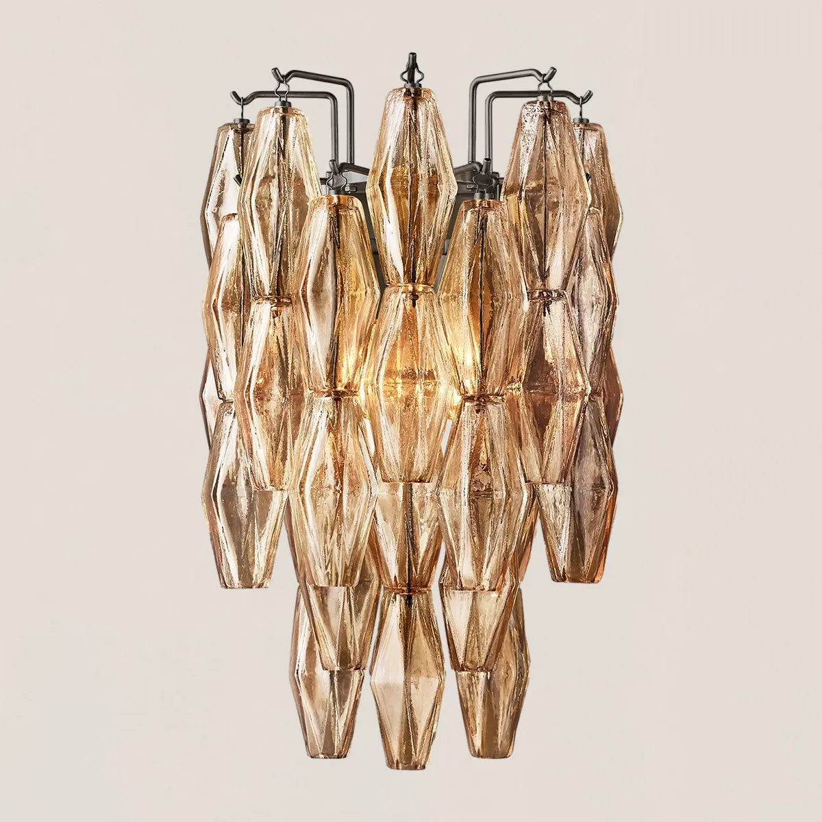 Chiara Glass Short Wall Sconce
