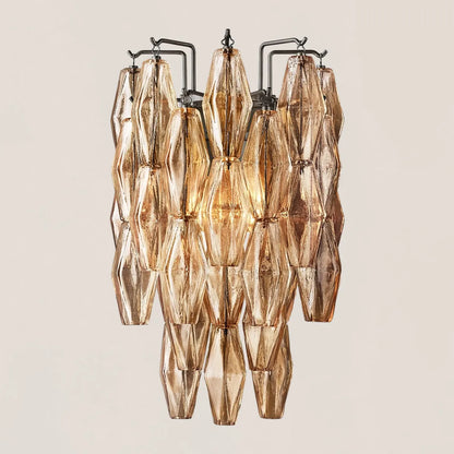Chiara Glass Short Wall Sconce