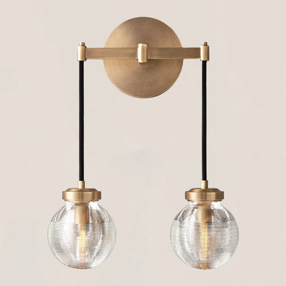 Pearl Drops Double Sconce