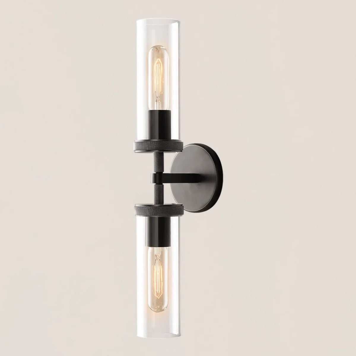 Lambeth Round Linear Short Wall Sconce