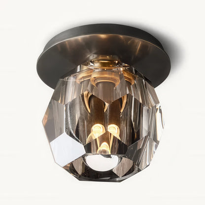Boule De Cristal Glass Flushmount