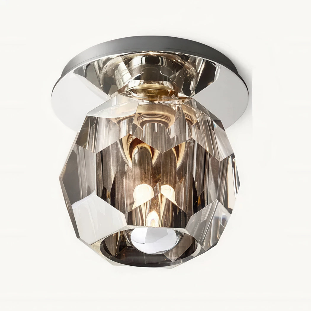 Boule De Cristal Glass Flushmount