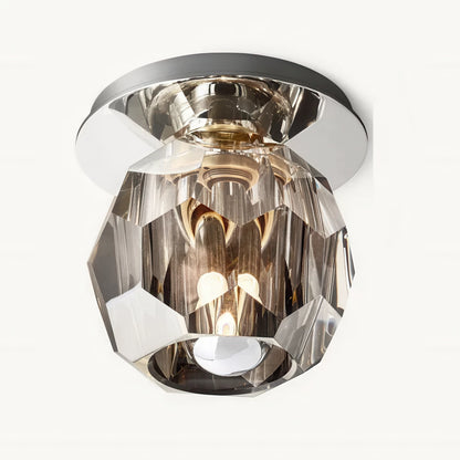 Boule De Cristal Glass Flushmount
