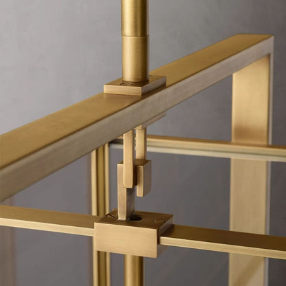 Beckman Vintage Rectangle Chandelier