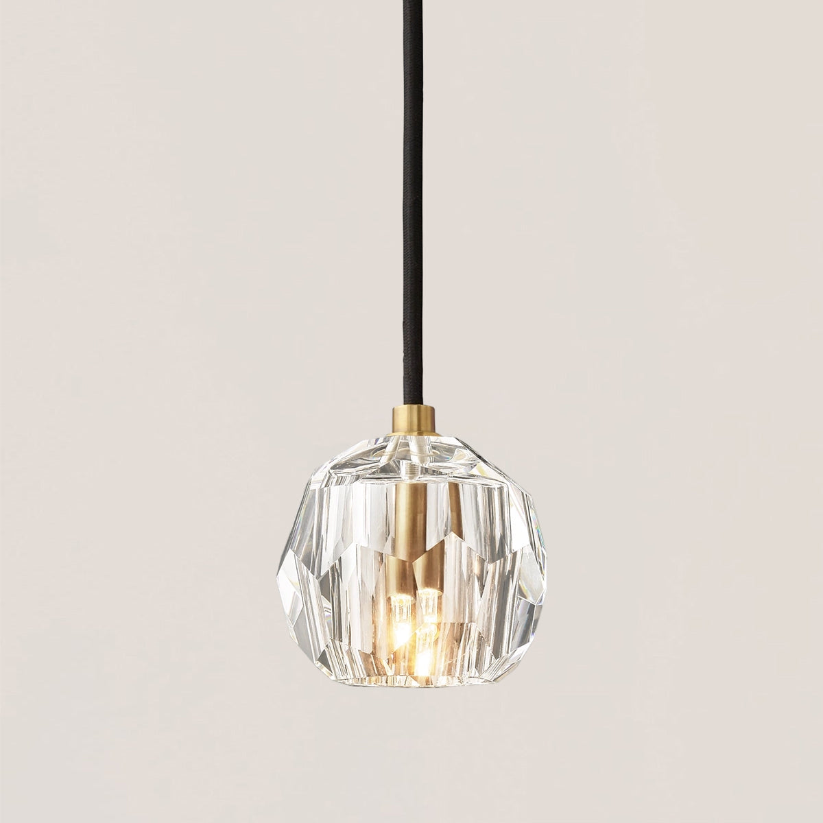 Boule De Crystal Rod Pendant Light