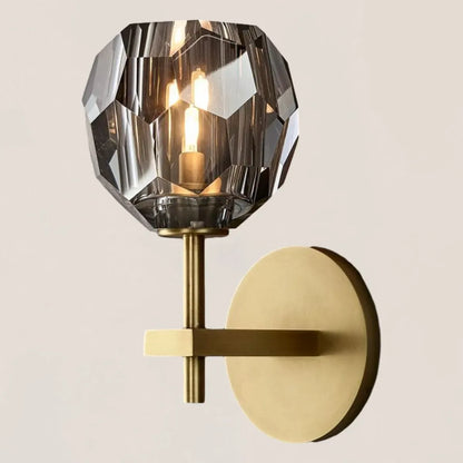 Boule De Glass Short Wall Sconce