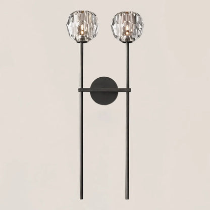 Boule De Crystal Double Grand Wall Sconce