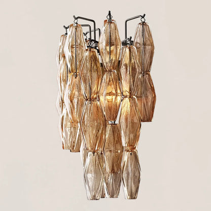 Chiara Glass Short Wall Sconce