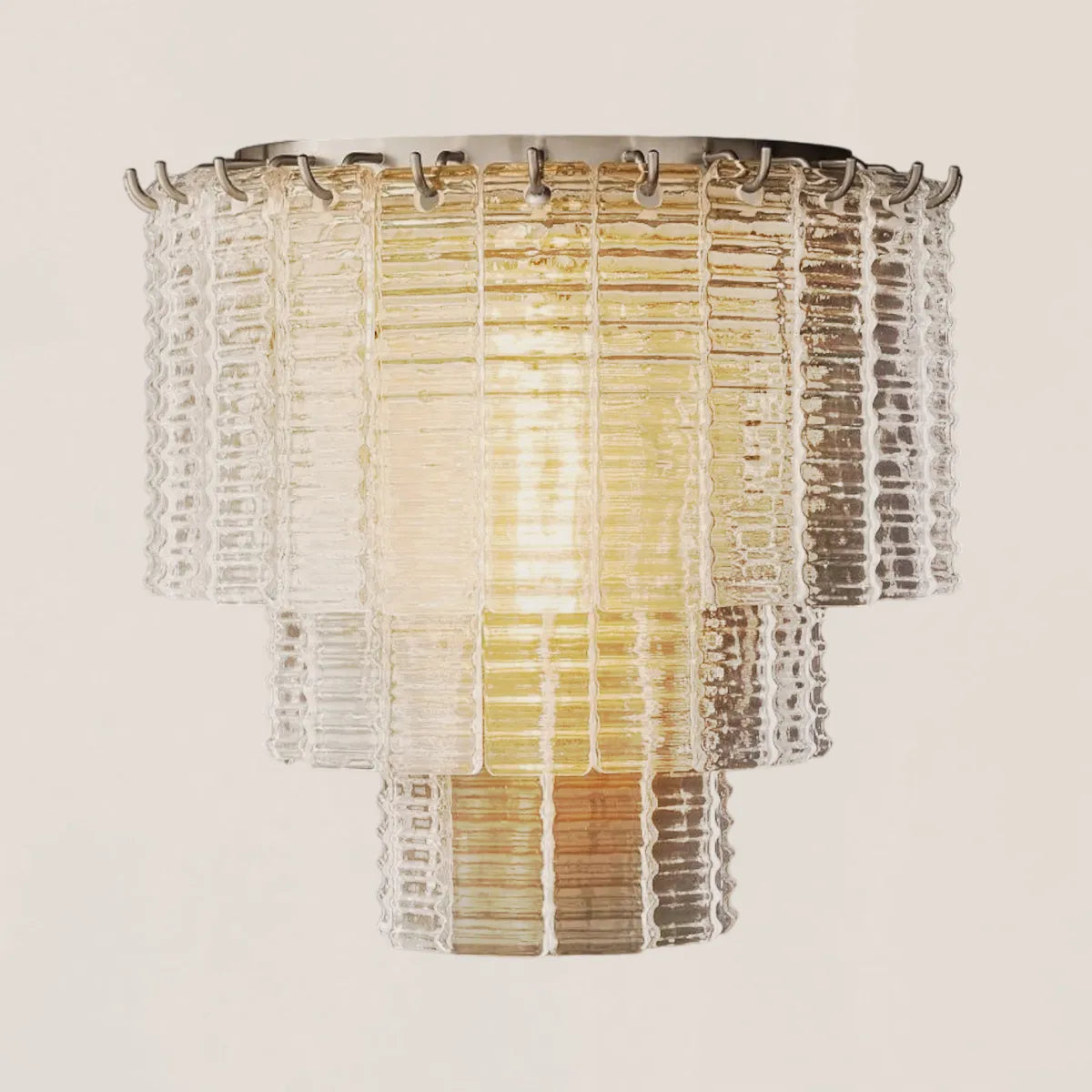 Sirene Clear Glass Wall Sconce
