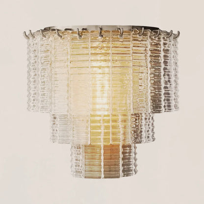 Sirene Clear Glass Wall Sconce