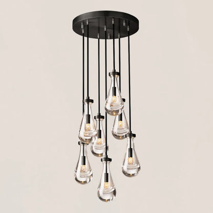 Rain Round Modern Chandelier Light