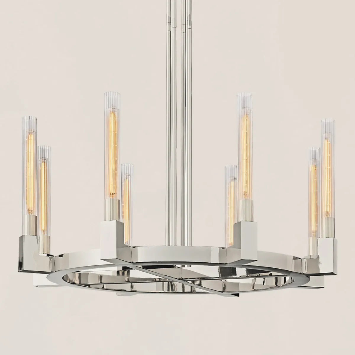 Cannele Glass Round Chandelier