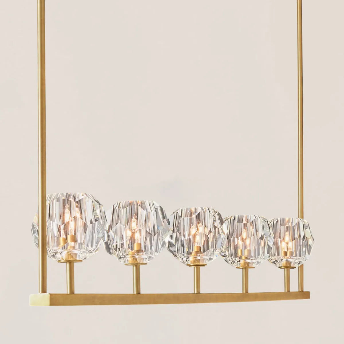 Boule De Crystal Linear Chandelier