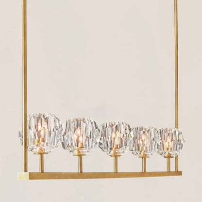 Boule De Crystal Linear Chandelier