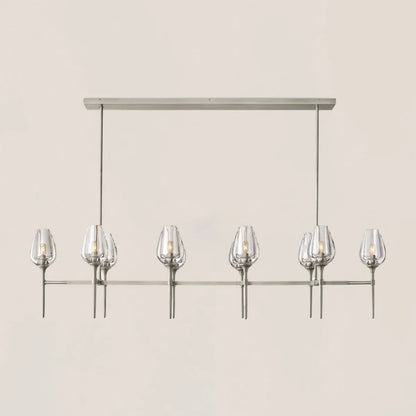 Tulip Crystal Linear Chandelier