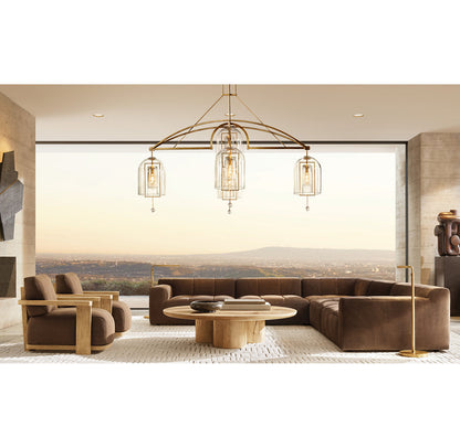 Fulcrum Round Grand Chandelier 85"