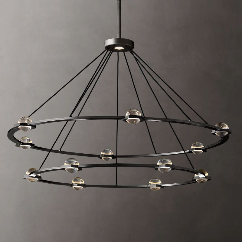 Eclatant 2-Tier Round Chandelier