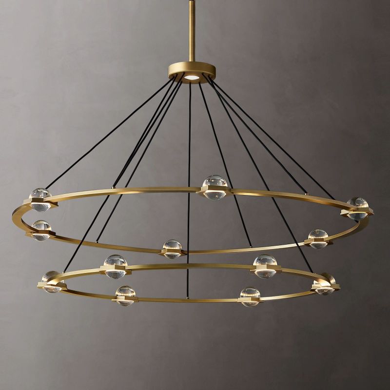 Eclatant 2-Tier Round Chandelier