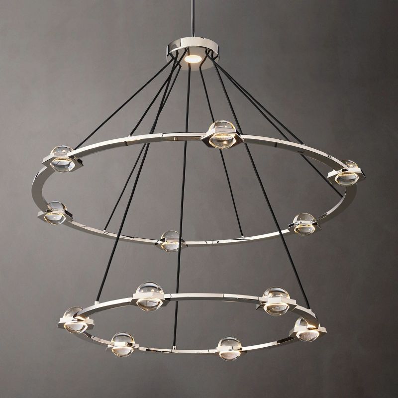 Eclatant 2-Tier Round Chandelier