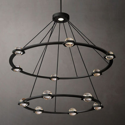 Eclatant 2-Tier Round Chandelier