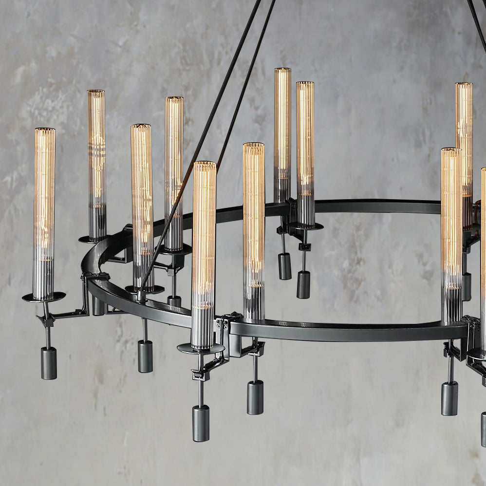 Fontanelle Round Chandelier 70"