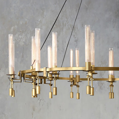 Fontanelle Round Chandelier 70"