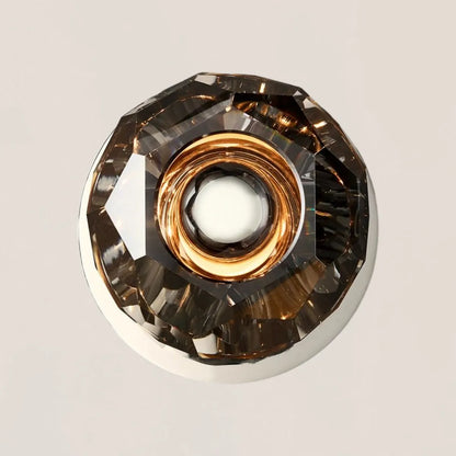 Boule De Crystal Smoke Petite Wall Sconce