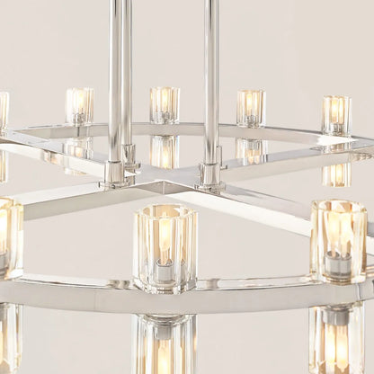 Arcachon Led Round Two-tier Chandelier 60"