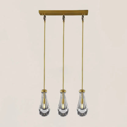 Raindrop Rectangular Pendant