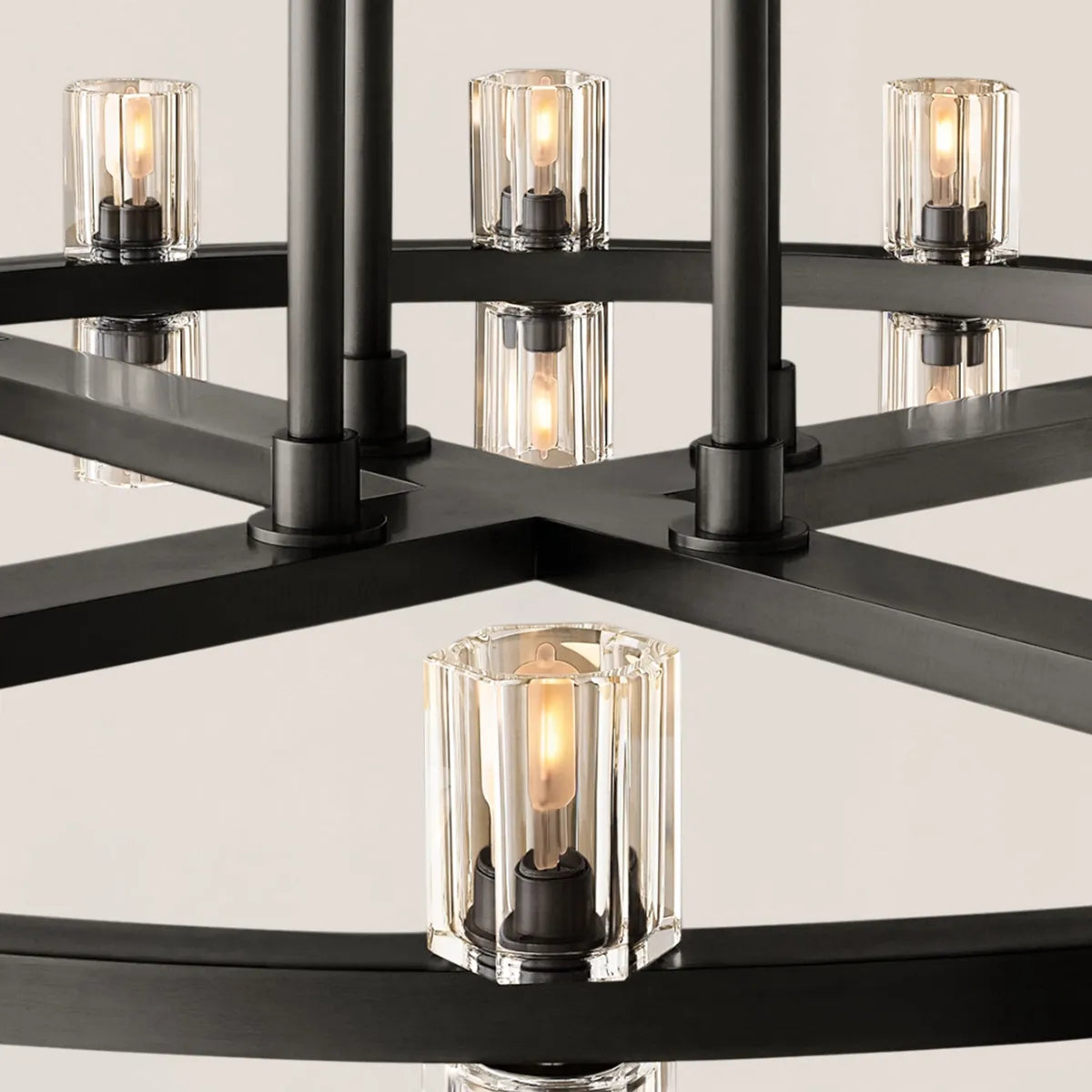 Arcachon Led Round Two-tier Chandelier 60"