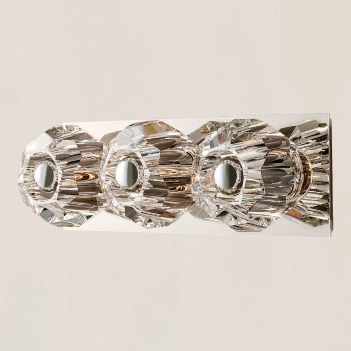 Boule De Crystal Clear Linear Short Wall Sconce