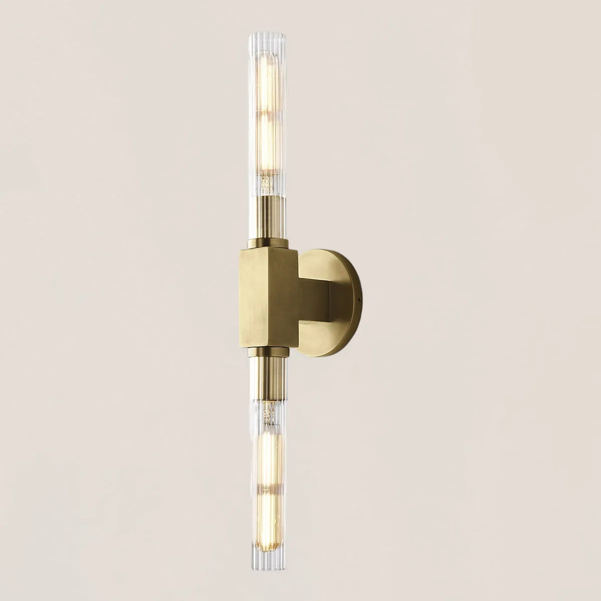 Cannele Glass Linear Wall Sconce