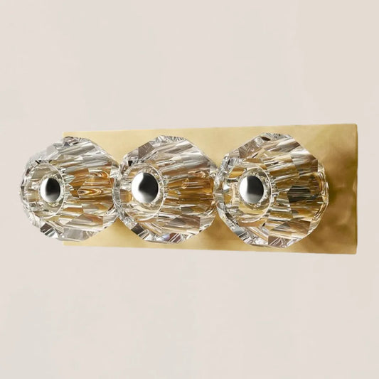 Boule De Crystal Clear Linear Short Wall Sconce