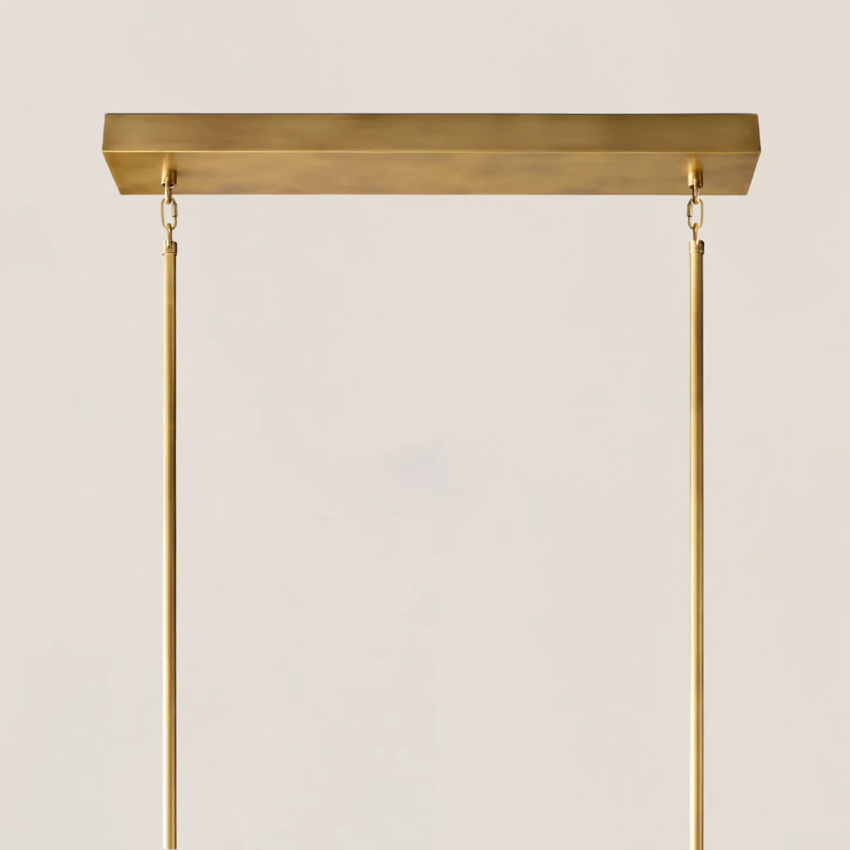 Contemporary Industrial K9 Crystal Rectangular Chandelier in Brass - Arcachon Style