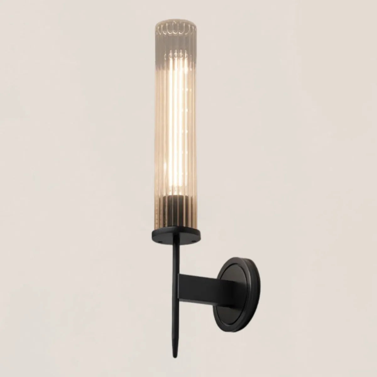Alouette Brass Glass Wall Sconce
