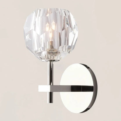 Boule De Glass Short Wall Sconce