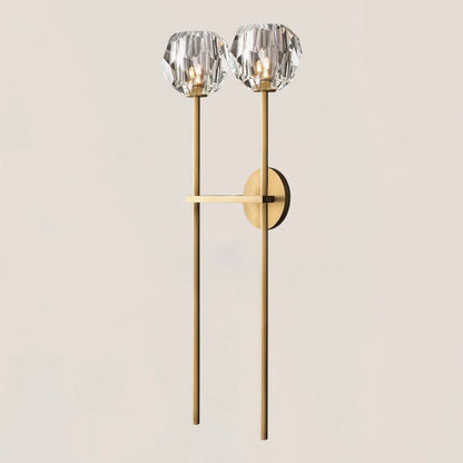 Boule De Crystal Double Grand Wall Sconce